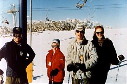 skiing